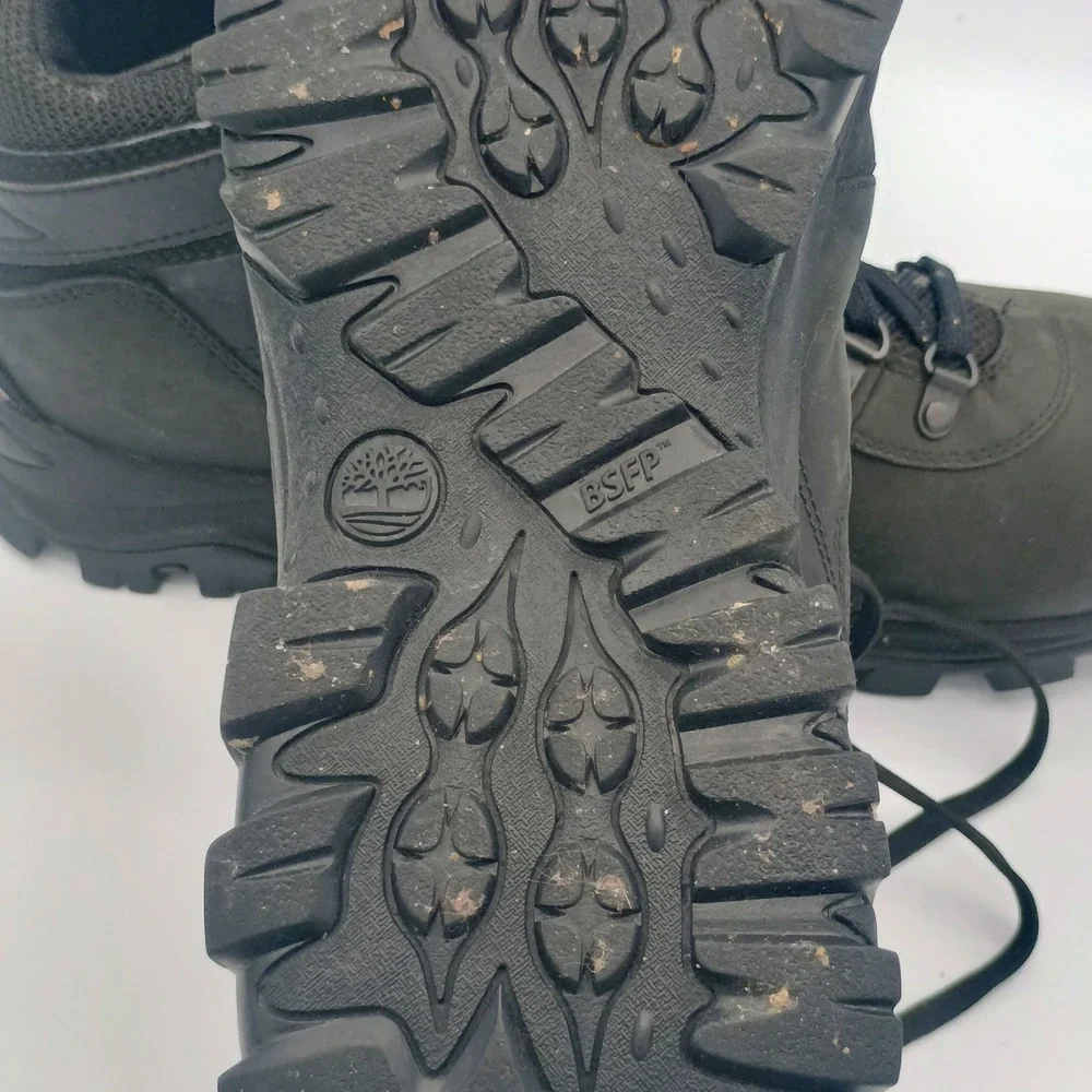 Timberland Mens White Ledge Black Size 13 Waterproof Hiking Boots 2731R
